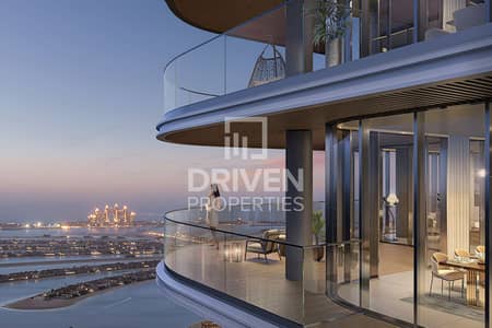 1 Bedroom Apartment for Sale in Dubai Harbour, Dubai - Beachfront | High Floor | Marina Skyline View