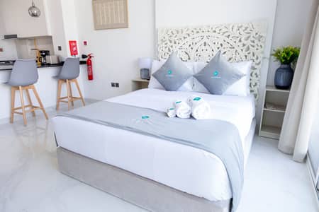استوديو  للايجار في أرجان، دبي - Bed 1. jpg