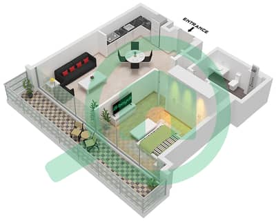 Тауэр 2 - Апартамент 1 Спальня планировка Единица измерения 7 PODIUM FLOOR 3 Тауэр 2 - Апартамент 1 Спальня планировка Единица измерения 7 PODIUM FLOOR 3