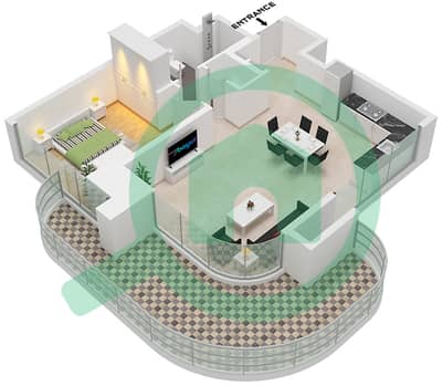 Тауэр 3 - Апартамент 1 Спальня планировка Единица измерения 3 PODIUM FLOOR 2 Тауэр 3 - Апартамент 1 Спальня планировка Единица измерения 3 PODIUM FLOOR 2