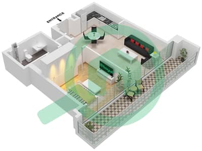 Тауэр 3 - Апартамент 1 Спальня планировка Единица измерения 2 PODIUM FLOOR 3 Тауэр 3 - Апартамент 1 Спальня планировка Единица измерения 2 PODIUM FLOOR 3