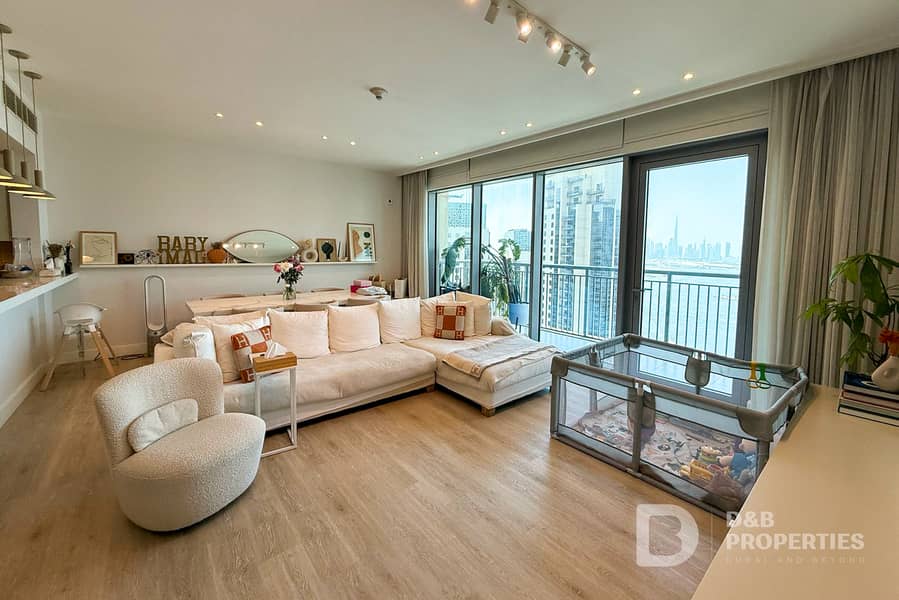 Mid Floor | Creek and Skyline View | Furnished