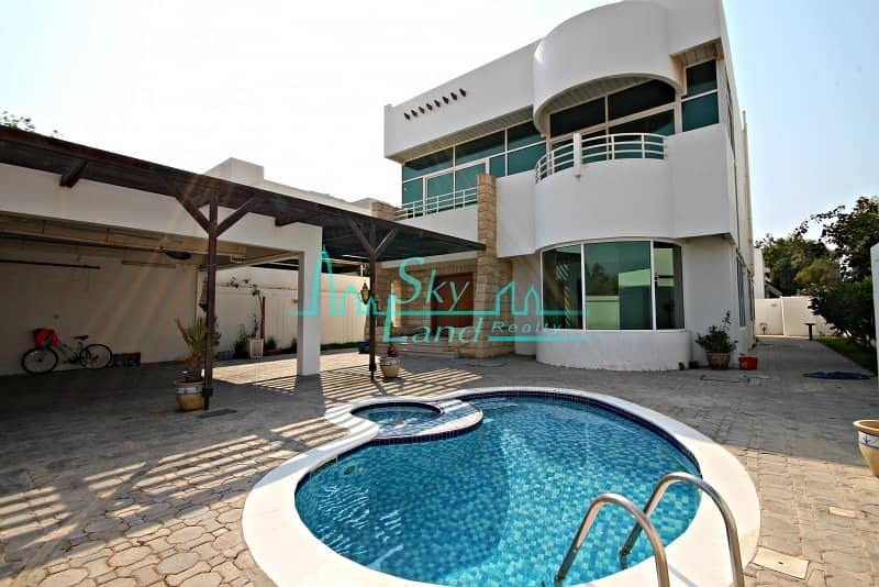 VERY SPACIOUS 4BR+M VILLA WITH A PRIVATE POOL IN UMM SUQEIM 1