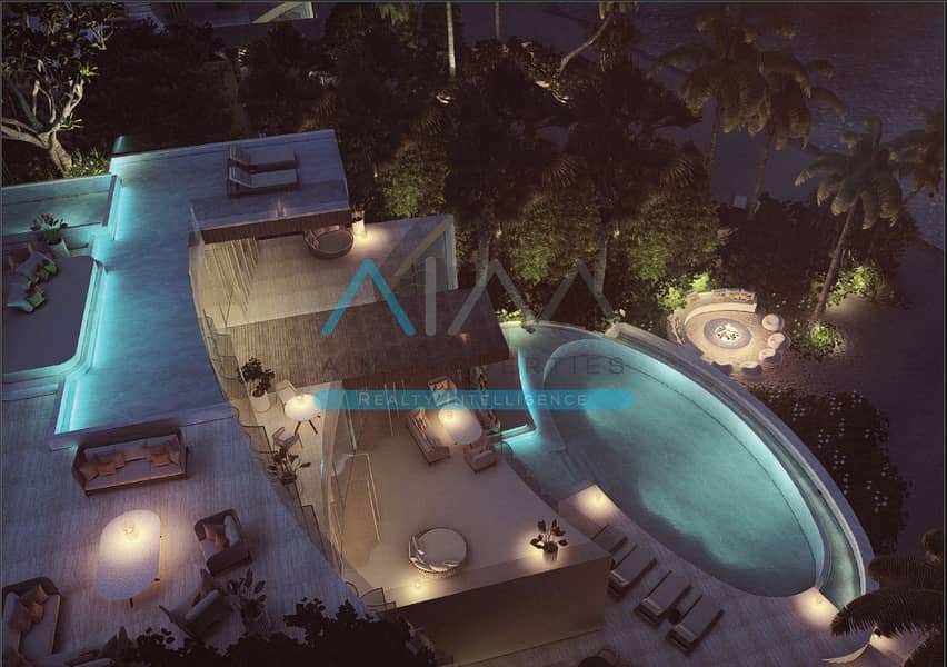 2 Villa night view from top. png