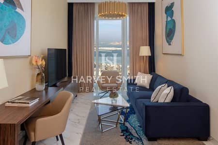 1 Bedroom Flat for Rent in Dubai Media City, Dubai - Elegant 1BR | Sea View | Fully Serviced