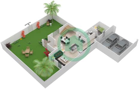 Amaranta - 3 Bedroom Townhouse Unit C Floor plan