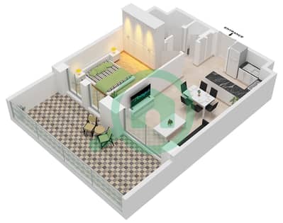 Rehan Residence - 1 Bedroom Apartment Type/unit J / UNIT 6 FLOOR 1 Floor plan Rehan Residence - 1 Bedroom Apartment Type/unit J / UNIT 6 FLOOR 1 Floor plan