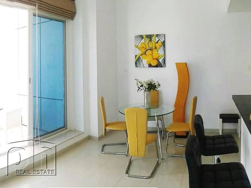 Large fully furnished 1 bedroom with great sea view