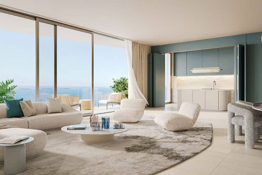 Water front living /Sunset /Partial Burj Khalifa Water front living /Sunset /Partial Burj Khalifa