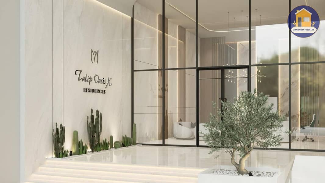 31 Outside the lobby of Tulip Oasis 10 in Majan Dubai. jpg