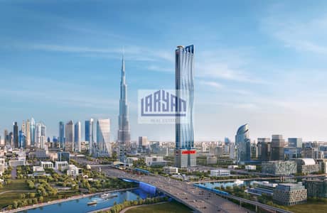 شقة 1 غرفة نوم للبيع في الخليج التجاري، دبي - Bayz 102 View7_Day_Final. jpg