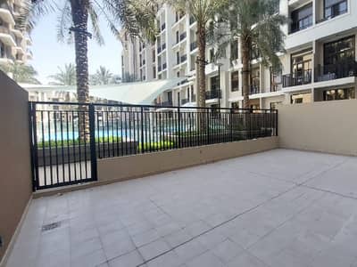 1 Bedroom Flat for Rent in Town Square, Dubai - 1-BR Furnished | Huge Terrace | Pool Facing