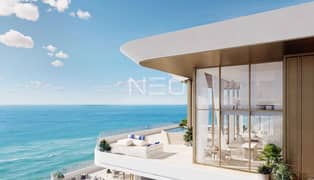 2BR Luxury Living | Sea View, Chic Interiors & Beach Access