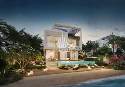 6 Bedroom Villa for Sale in Ajmal Makan City - Sharjah Waterfront, Sharjah - Villa_02 Rear view Night. jpg
