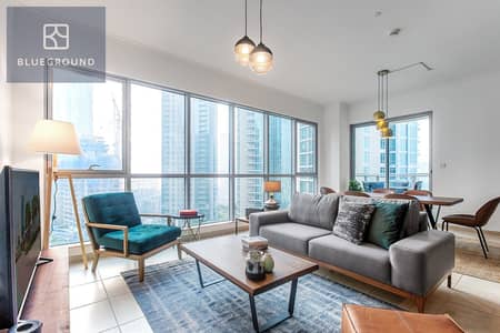 2 Bedroom Apartment for Rent in Downtown Dubai, Dubai - Burj Khalifa View | Furnished | Flexible Terms
