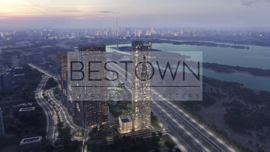 苏巴哈特兰社区， 迪拜 1 卧室公寓待售 - Aerial Shot (Night). jpg