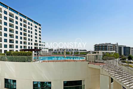 1 Bedroom Apartment for Rent in Al Raha Beach, Abu Dhabi - Study Room | Pool View | Ready To Move