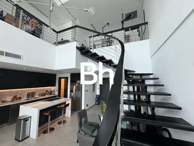 2 Bedroom Flat for Rent in Jumeirah Heights, Dubai - Upgraded duplex | Full Lake View | Furnished