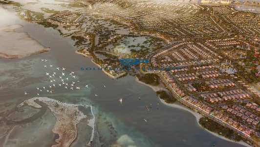 萨迪亚特岛， 阿布扎比 4 卧室别墅待售 - saadiyatlagoons_s170_aerial_5k_grade-alsaidr2-5. jpg