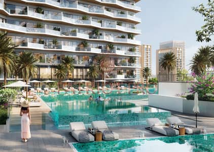 3 Bedroom Flat for Sale in Dubai Sports City, Dubai - Swimming pool Deck. jpg