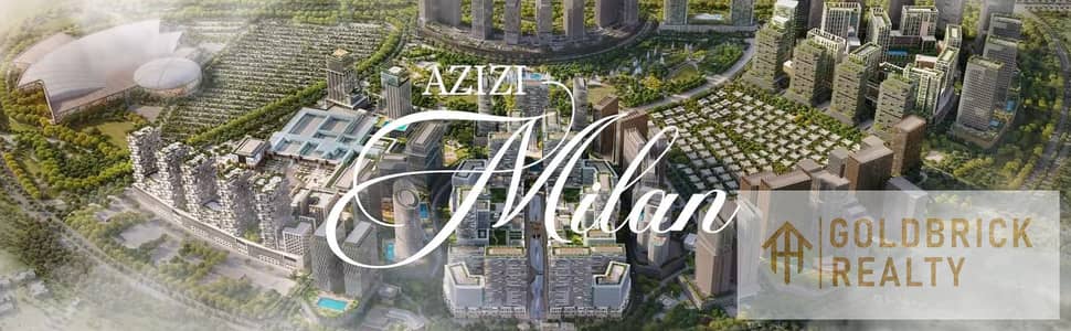 阿拉伯城， 迪拜 1 卧室公寓待售 - Azizi Milan Project. jpg