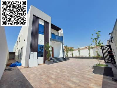A luxurious 6-bedroom villa with a maid's room and laundry room for annual rent in Ajman. It has 3 bathrooms and a balcony with an open view.