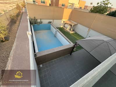 Corner Unit  |  Private Swimming Pool | 3BR+Maid-room Villa in Reef 2 Samha