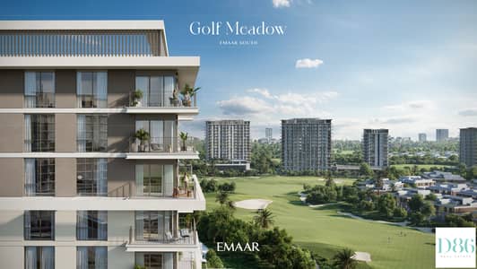 2 Cпальни Апартамент Продажа в Дубай Саут, Дубай - GOLF_MEDOW_ES_BRANDED_RENDERS. jpg