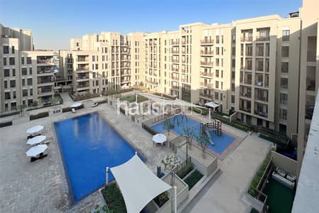 3 Bedroom Apartment for Rent in Town Square, Dubai - Amazing Pool Views | Huge Terrace | Corner Unit