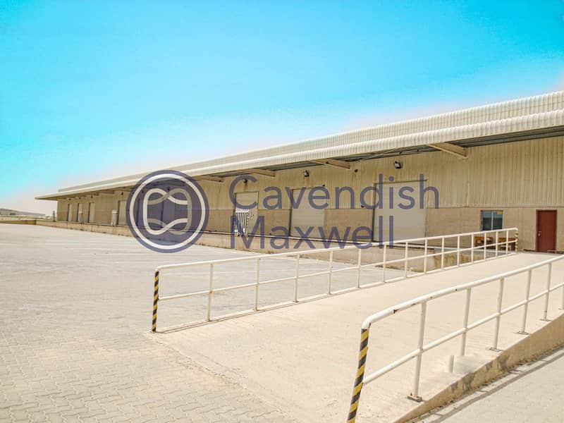 Logistics Facility With Covered Loading Platform