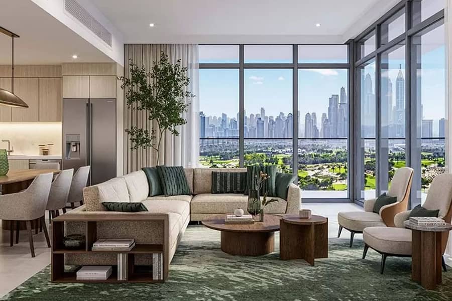 位于景观公寓社区，高尔夫山庄 2 卧室的公寓 3350000 AED - 11540033