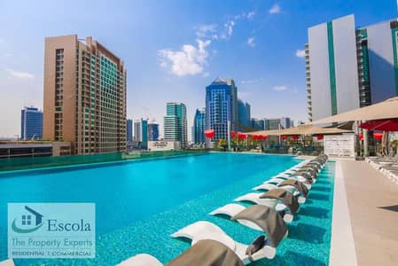 Studio for Rent in Business Bay, Dubai - pool. jpg