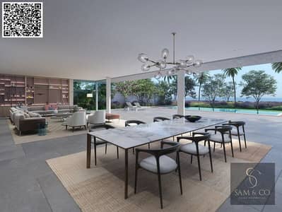 5 Cпальни Вилла Продажа в Аль Зора, Аджман - 04. AlZorah-Row_1-ID-Dining_Out-V03-240222 (1) (2). jpg