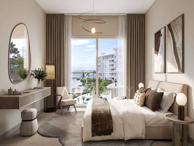 Studio for Sale in Yas Island, Abu Dhabi - P042 Gardenia_CGI02_Bedroom_1BR__Dark_Phase B_6K. jpg