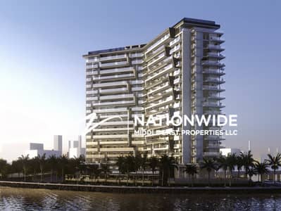 Studio for Sale in Yas Island, Abu Dhabi - Elegant Studio | Balcony | Scenic Waterfront View