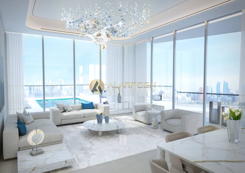 8 05 3-Bedroom penthouse - living dining. jpg
