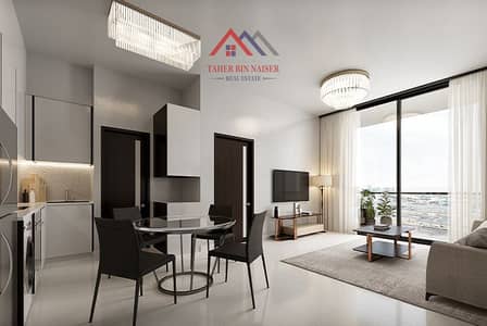 阿尔扬街区， 迪拜 单身公寓待售 - living-room-19. jpg
