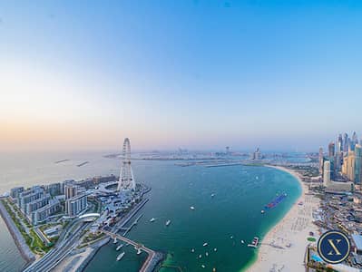 3 Bedroom Apartment for Rent in Jumeirah Beach Residence (JBR), Dubai - Full Sea View | Up to 3 Cheques | Cleaning Weekly