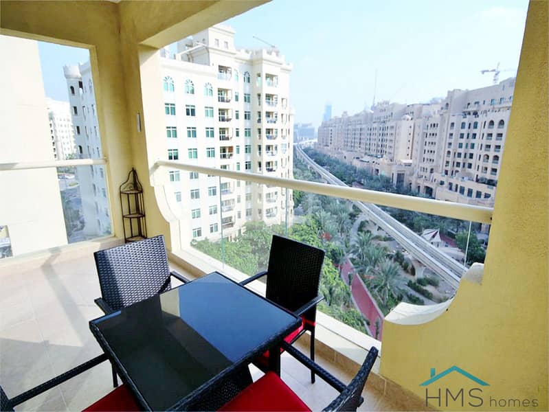- LHS Shoreline Apartment - 2 bedroom plus Maids - Type D - High Floor - Furnished - Excellent Landlord - Golden Mile Views - Parking - Beach, Gym and (contd. . . ) - LHS Shoreline Apartment - 2 bedroom plus Maids - Type D - High Floor - Furnished - Excellent Landlord - Golden Mile Views - Parking - Beach, Gym and (contd. . . )