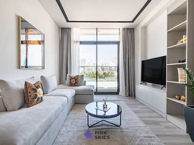 朱美拉环形村(JVC)， 迪拜 1 卧室单位待租 - Living room