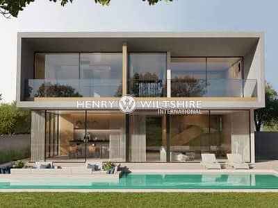 4 Bedroom Villa for Sale in Al Hudayriat Island, Abu Dhabi - Exquisite Villa | Private Pool | Scenic Water View