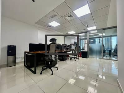 Office for Rent in Jumeirah Lake Towers (JLT), Dubai - FITTED W/ PARTITION | NEAR METRO | READY TO MOVE