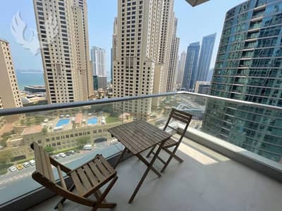 2 Bedroom Flat for Rent in Dubai Marina, Dubai - Ready to Move-in | Chiller Free | With Balcony