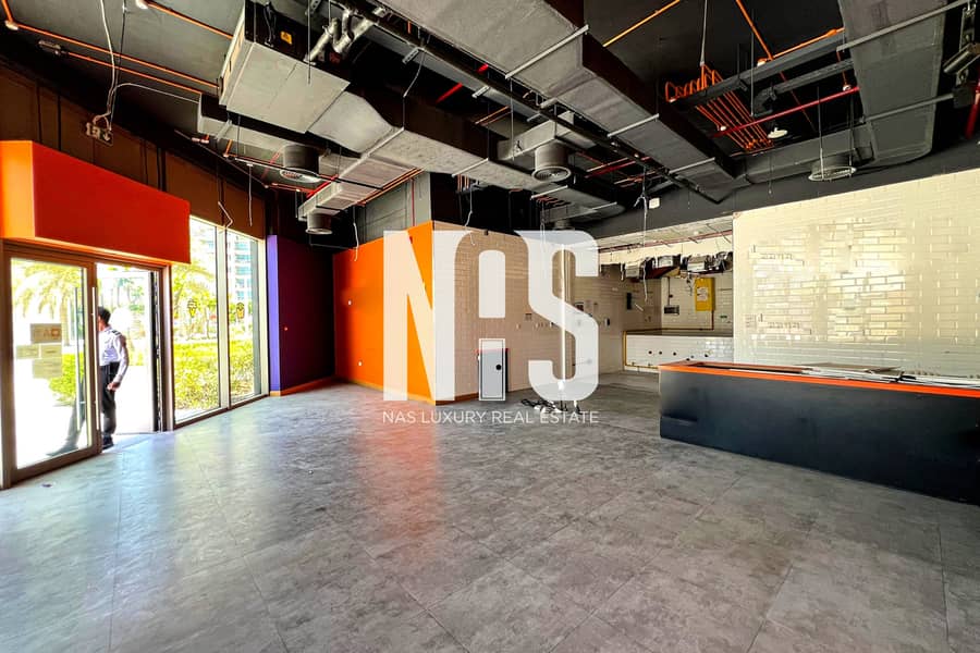 Fitted Shop for Restaurant | 121 SQM | Khalidiya