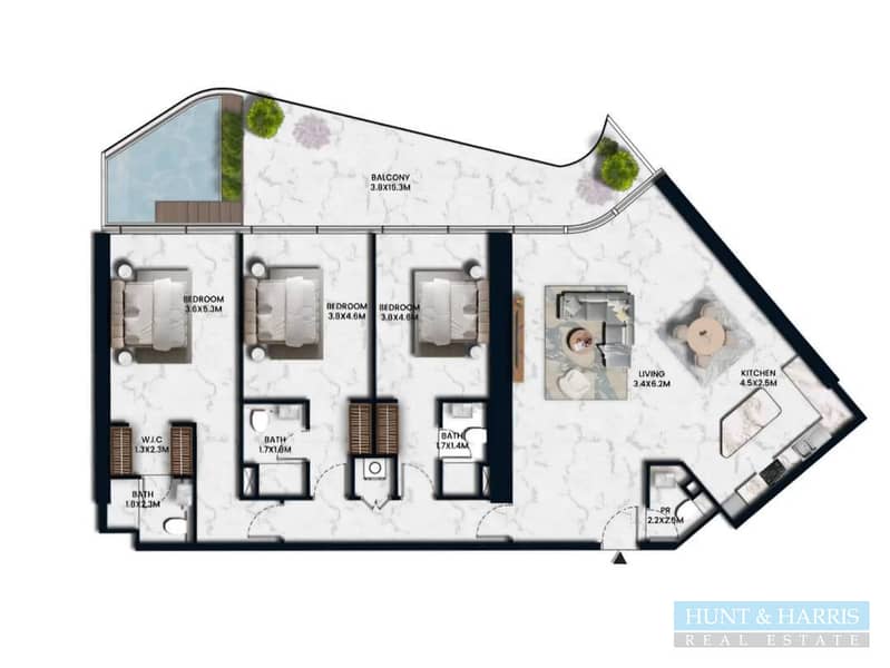 3 Bedroom Apartment for Sale in Al Marjan Island - Sea Views 3 Bedroom Apartment for Sale in Al Marjan Island - Sea Views