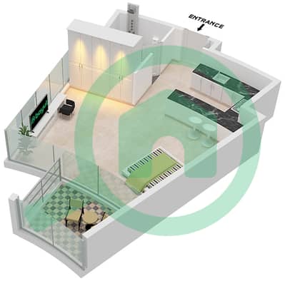 德-格里索诺萨法二号 - 单身公寓类型13 FLOOR 19戶型图 德-格里索诺萨法二号 - 单身公寓类型13 FLOOR 19戶型图
