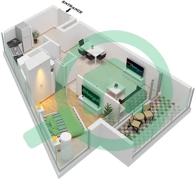 德-格里索诺萨法二号 - 1 卧室公寓类型13 FLOOR 49戶型图 德-格里索诺萨法二号 - 1 卧室公寓类型13 FLOOR 49戶型图