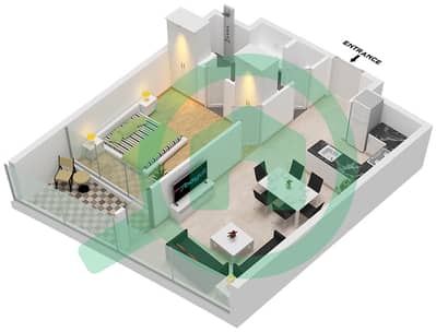 德-格里索诺萨法二号 - 1 卧室公寓类型15 FLOOR 62-66戶型图 德-格里索诺萨法二号 - 1 卧室公寓类型15 FLOOR 62-66戶型图