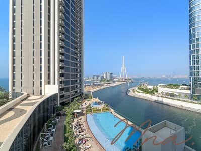 1 Bedroom Apartment for Rent in Dubai Marina, Dubai - Furnished 1BR | Sea and Marina View | Vacant