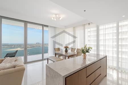 3 Bedroom Apartment for Rent in Dubai Harbour, Dubai - Full Sea View | Prime Location  | Private Beach Access